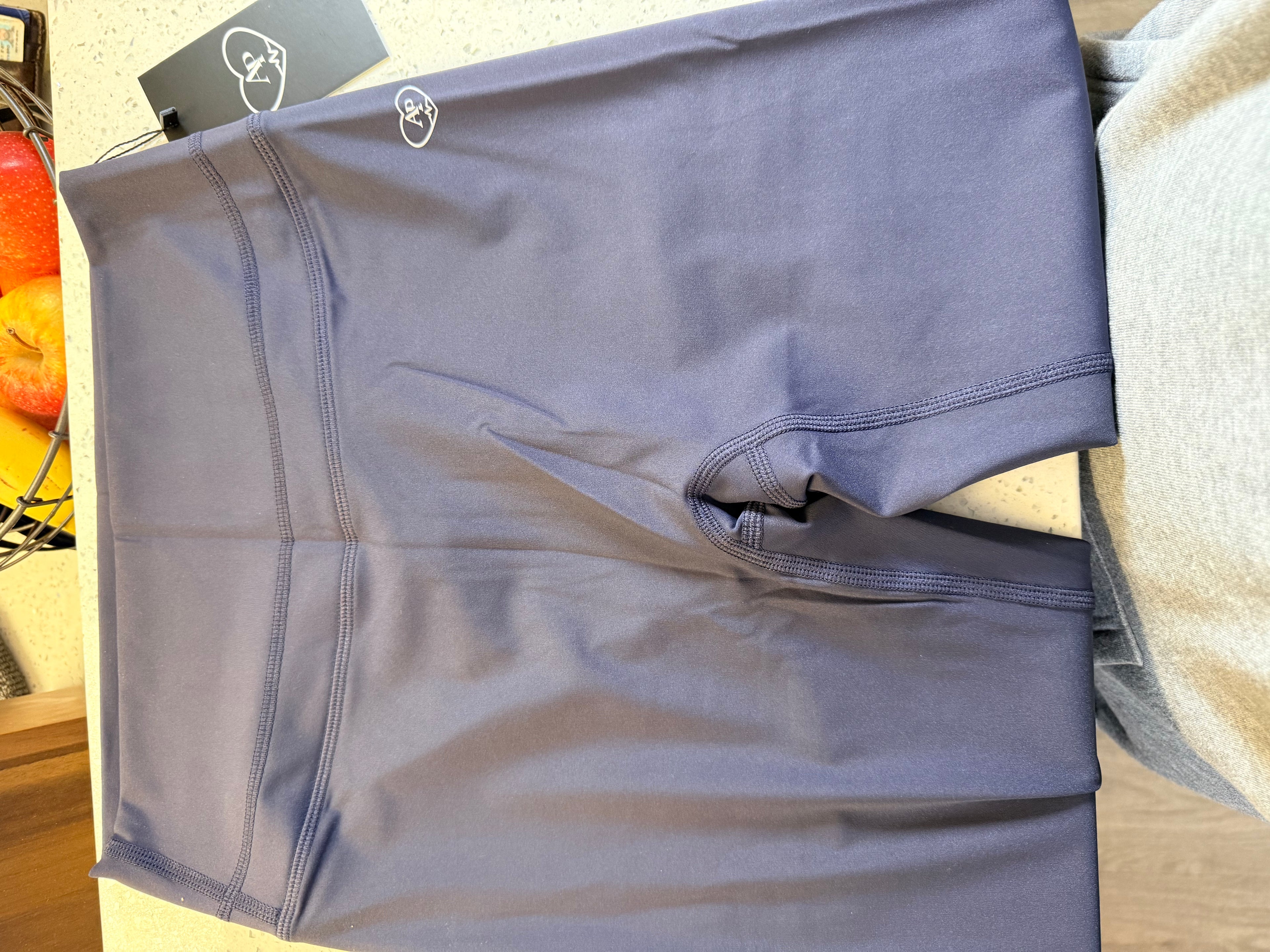 Yoga leggings navy blue