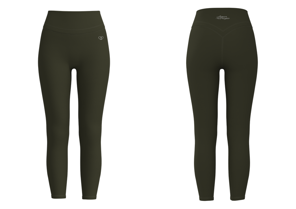 Yoga leggings Olive Green