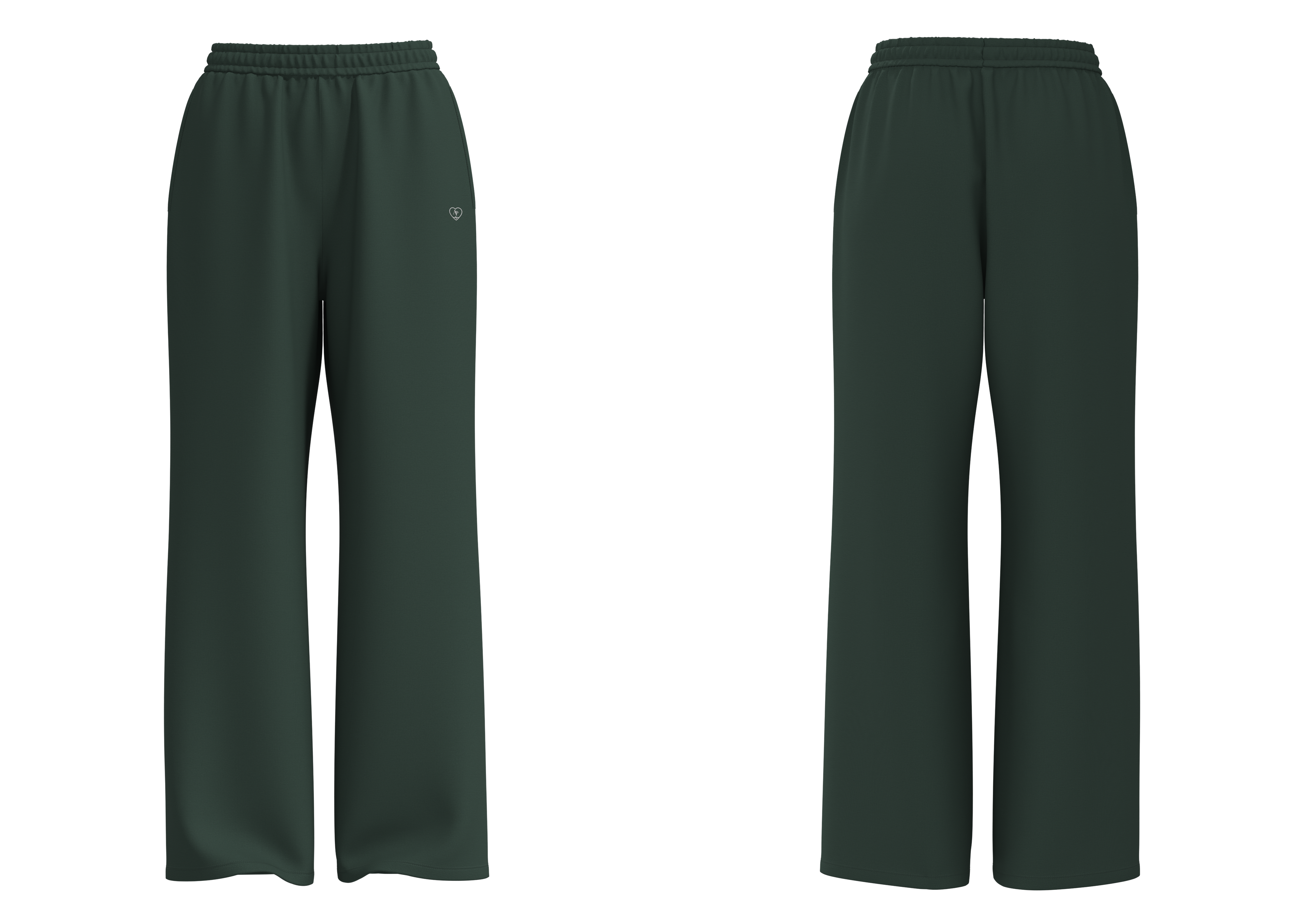Straight Yoga Jogger Green