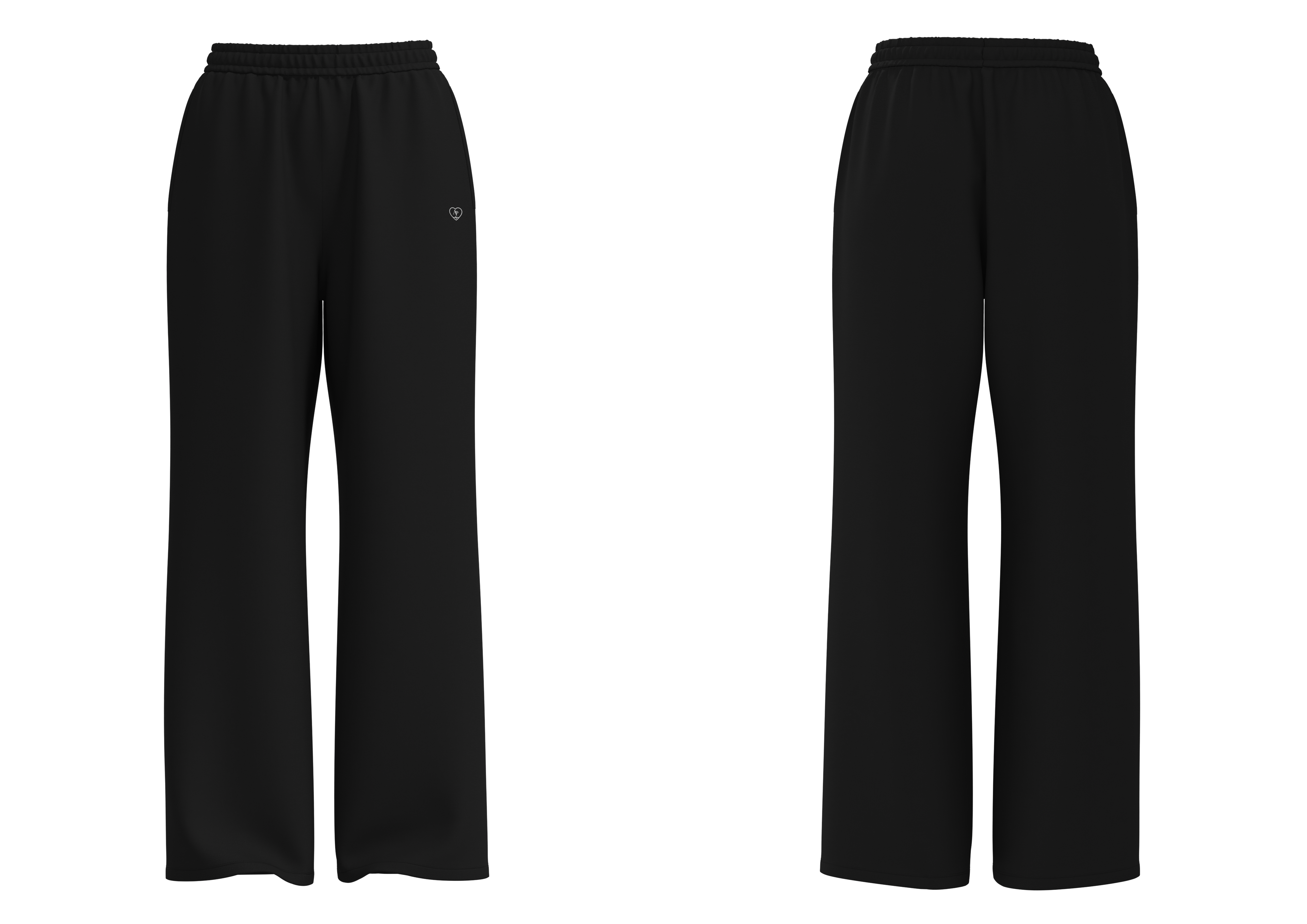 Straight Yoga Jogger Black
