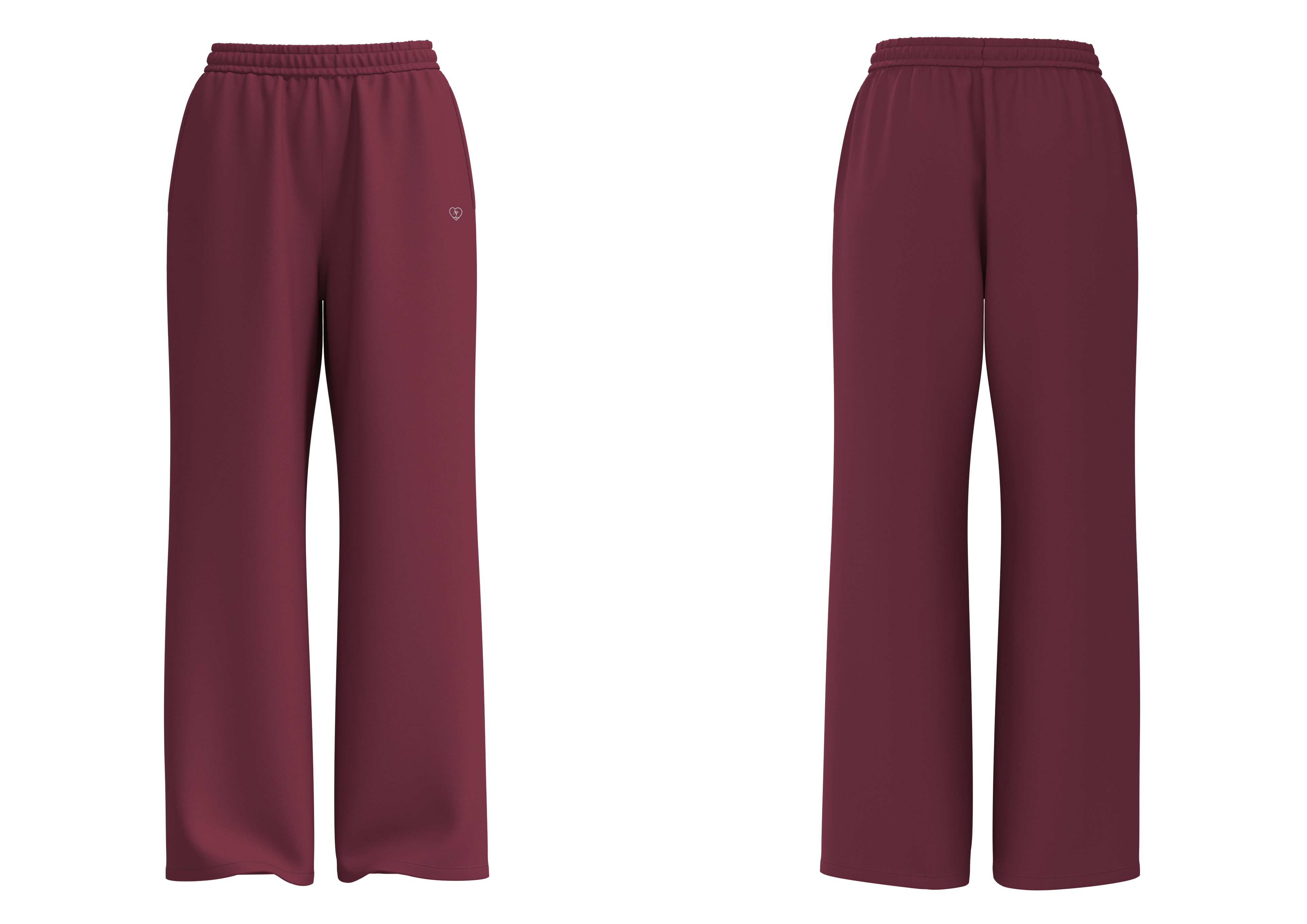 Straight Yoga Jogger RoseWood